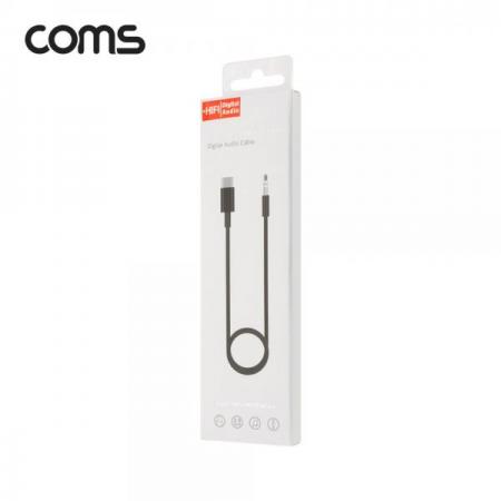 디바이스마트,케이블/전선 > USB 케이블 > 데이터케이블(MM) > 멀티/기타규격,Coms,USB 3.1 Type C to 3.5mm AUX 케이블 Black 1M [IF226],USB 3.1 Type C to 3.5mm AUX 케이블 Black 1M