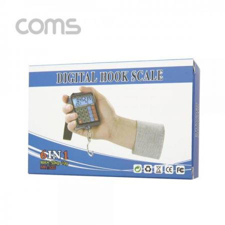 디바이스마트,컴퓨터/모바일/가전 > 네트워크/케이블/컨버터/IOT > 오디오/RCA/동축 케이블 > RCA 케이블,Coms,저울 (가방 무게 측정) / 50kg / 6 in 1 / (계산기/저울/시간, 온도) [IF258],저울 (가방 무게 측정) / 50kg / 6 in 1 / (계산기/저울/시간/ 온도)