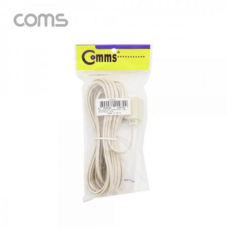 디바이스마트,케이블/전선 > PC/네트워크/통신 케이블 > 전화선 케이블,Coms,전화선 변환 케이블 (5M) / RJ11(M/F) / 6P4C(F) / 4P4C(M) [C0970],전화선 변환 케이블 (5M) / RJ11(M/F) / 6P4C(F) / 4P4C(M)