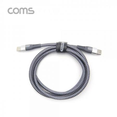 디바이스마트,케이블/전선 > USB 케이블 > 데이터케이블(MM) > USB 3.1 C타입 케이블,Coms,USB 3.1(Type C) 케이블(M/M) 1M / 고속충전 및 데이터전송 USB 2.0(480MB/S) 지원 [BB331],USB 3.1(Type C) 케이블(M/M) 1M / 고속충전 및 데이터전송 USB 2.0(480MB/S) 지원