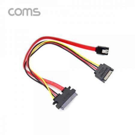 디바이스마트,케이블/전선 > PC/네트워크/통신 케이블 > SATA/HDD 케이블,Coms,SATA 데이터 전원 콤보 케이블 30cm [NT819],SATA 데이터 전원 콤보 케이블 30cm