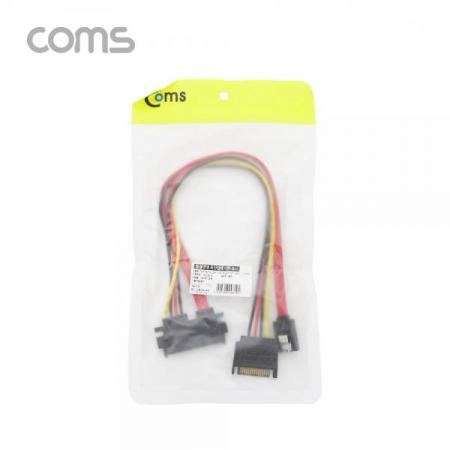 디바이스마트,케이블/전선 > PC/네트워크/통신 케이블 > SATA/HDD 케이블,Coms,SATA 데이터 전원 콤보 케이블 30cm [NT819],SATA 데이터 전원 콤보 케이블 30cm