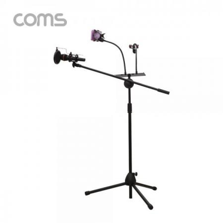 디바이스마트,컴퓨터/모바일/가전 > CCTV/프로젝터/영상장비 > 영상 관련 액세서리,Coms,마이크 스마트폰 스탠드 / 거치대 / 삼각대 / 높이조절 / 개인방송 [BT839],마이크 스마트폰 스탠드 / 거치대 / 삼각대 / 높이조절 / 개인방송