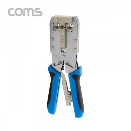 디바이스마트,컴퓨터/모바일/가전 > 네트워크/케이블/컨버터/IOT > 네트워크 자재/공구/타이 > 네트워크 공구,Coms,멀티 모듈러 크림핑 랜툴/RJ45, RJ12, RJ11/Cat6 전용 [T4101],멀티 모듈러 크림핑 랜툴/RJ45/ RJ12/ RJ11/Cat6 전용