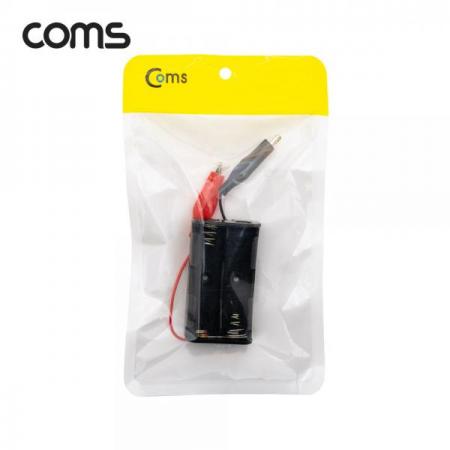 디바이스마트,전원/파워/배터리 > 배터리/배터리홀더 > 배터리홀더 Holder > AA용 홀더,Coms,AA 건전지 2구 홀더 집게형 [NB818],AA 건전지 2구 홀더 집게형