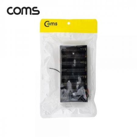 디바이스마트,전원/파워/배터리 > 배터리/배터리홀더 > 배터리홀더 Holder > AA용 홀더,Coms,AA 건전지 8구 홀더 / 2선 전원 10cm [NB822],AA 건전지 8구 홀더 / 2선 전원 10cm