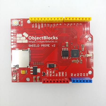 디바이스마트,오픈소스/코딩교육 > 아두이노 > 아두이노 호환쉴드,Object Block,Shield Prime 통신 모듈,아두이노 우노 기반의 쉴드 / 와이파이와 블루투스 지원 / 인터넷 연결 및 제한없는 IoT 실현