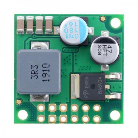 디바이스마트,MCU보드/전자키트 > 전원/신호/저장/응용 > 레벨컨버터/전압관리,Pololu,9V, 5A Step-Down Voltage Regulator D36V50F9 #4094,외장형 / 강압 전압 레귤레이터 / 입력 전압: 9.9V ~ 50V / 출력 전압: 9V / 출력 전류: 5 A / 변환효율: 85% ~ 95% / 헤더 미포함 / 출력 저전압 및 과전압 보호