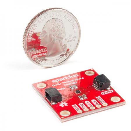 디바이스마트,MCU보드/전자키트 > 센서모듈 > 온도/습도 > 온도센서,SparkFun,SparkFun Digital Temperature Sensor - TMP102 (Qwiic) [SEN-16304],TMP102 디지털 온도 센서 / I2C 인터페이스 / 12 비트, 0.0625°C 분해능 / ±0.5°C의 일반적인 온도 정확도 / 3.3V 센서 / Qwiic커넥터 추가