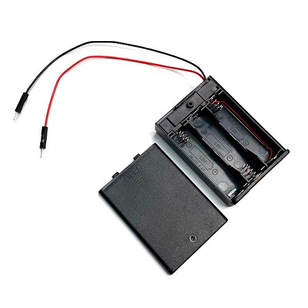 AA 3구 배터리홀더 점퍼타입 [SZH-CK002]