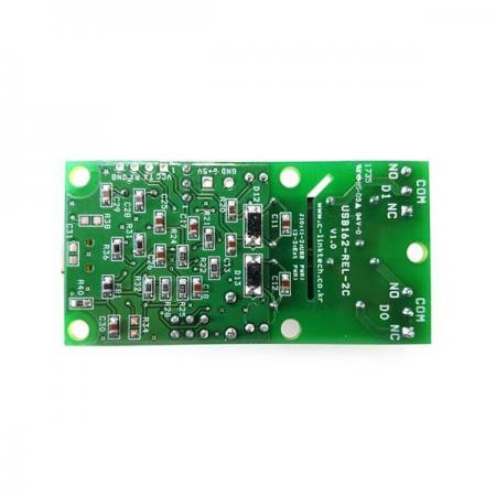 디바이스마트,MCU보드/전자키트 > 개발용 장비 > USB/RS232/RS485 컨버터,씨링크테크,USB162-REL-2C,USB 기능 내장형 PC 릴레이 제어모듈