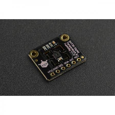 디바이스마트,MCU보드/전자키트 > 센서모듈 > 온도/습도 > 온습도겸용,DFROBOT,SHT30 디지털 온습도 센서 Digital Temperature & Humidity Sensor Breakout [SEN0330],Sensirion SHT30 센서 IC 기반 / I2C 통신 지원 / 아두이노, 마이크로비트, ESP32 등 3.3V / 5V 컨트롤러 호환 / 작동 전압 : 2.15 ~ 5.5V / 외형 치수 : 19x16mm / 장착 구멍 크기 : 2mm / 장착 구멍 피치 : 15mm