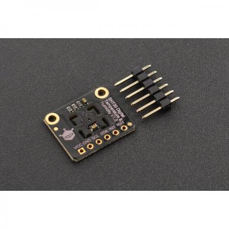 디바이스마트,MCU보드/전자키트 > 센서모듈 > 온도/습도 > 온습도겸용,DFROBOT,SHT30 디지털 온습도 센서 Digital Temperature & Humidity Sensor Breakout [SEN0330],Sensirion SHT30 센서 IC 기반 / I2C 통신 지원 / 아두이노, 마이크로비트, ESP32 등 3.3V / 5V 컨트롤러 호환 / 작동 전압 : 2.15 ~ 5.5V / 외형 치수 : 19x16mm / 장착 구멍 크기 : 2mm / 장착 구멍 피치 : 15mm