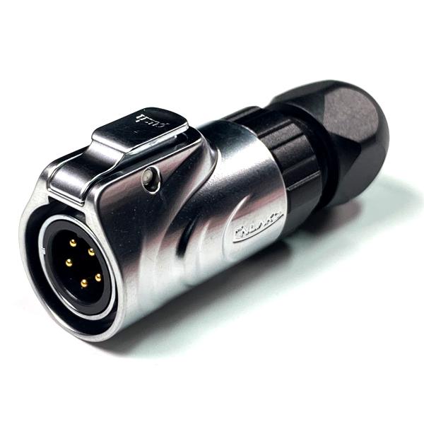 방수 파워 메탈 Male 플러그 5핀 [LP-12-C05PE-03-001]