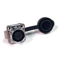 방수 파워 메탈 사각 소켓 3핀 [LP-12-J03SX-03-401]