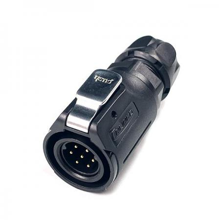 디바이스마트,커넥터/PCB > 산업/의료/방수 커넥터 > CNLINKO 방수 커넥터 > 파워 플러그,CNLINKO,방수 파워 Male 플러그 7핀 [LP-16-C07PE-02-001],접점 지름 : Φ16.5 / 핀지름 : Φ1.5 / 재질 : 플라스틱 / IP67 / Male / 7pin / 18-16AWG / 정격 전류 : 10A / 정격 전압 : 500V