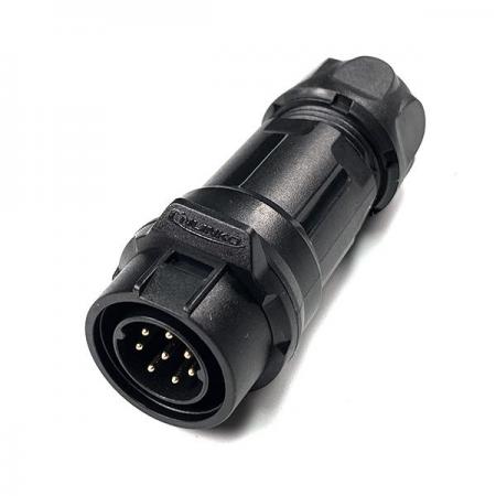 디바이스마트,커넥터/PCB > 산업/의료/방수 커넥터 > CNLINKO 방수 커넥터 > 파워 플러그,CNLINKO,방수 파워 Male 연결 플러그 8핀 [LP-16-C08PP-02-001],접점 지름 : Φ16.5 / 핀지름 : Φ1.5 / 재질 : 플라스틱 / IP67 / Male / 8pin / 18-16AWG / 정격 전류 : 10A / 정격 전압 : 500V / 연결 플러그