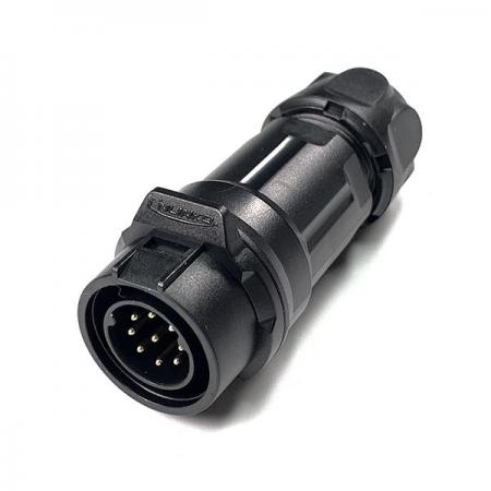 디바이스마트,커넥터/PCB > 산업/의료/방수 커넥터 > CNLINKO 방수 커넥터 > 파워 플러그,CNLINKO,방수 파워 Male 연결 플러그 9핀 [LP-16-C09PP-02-001],접점 지름 : Φ16.5 / 핀지름 : Φ1.5 / 재질 : 플라스틱 / IP67 / Male / 9pin / 18-16AWG / 정격 전류 : 10A / 정격 전압 : 500V / 연결 플러그