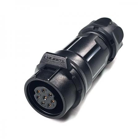 디바이스마트,커넥터/PCB > 산업/의료/방수 커넥터 > CNLINKO 방수 커넥터 > 파워 플러그,CNLINKO,방수 파워 Female 연결 플러그 8핀 [LP-16-J08PP-02-001],접점 지름 : Φ16.5 / 핀지름 : Φ1.5 / 재질 : 플라스틱 / IP67 / Female / 8pin / 18-16AWG / 정격 전류 : 10A / 정격 전압 : 500V / 연결 플러그