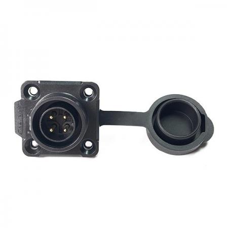 디바이스마트,커넥터/PCB > 산업/의료/방수 커넥터 > CNLINKO 방수 커넥터 > 파워 소켓,CNLINKO,방수 파워 Male 사각 소켓 4핀 [LP-16-C04SX-02-401],사각 패널 소켓 / 접점 지름 : Φ16.5 / 핀지름 : Φ1.5 / 재질 : 플라스틱 / IP67 / Male / 4pin / 18-16AWG / 정격 전류 : 10A / 정격 전압 : 500V