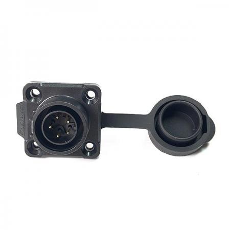 디바이스마트,커넥터/PCB > 산업/의료/방수 커넥터 > CNLINKO 방수 커넥터 > 파워 소켓,CNLINKO,방수 파워 Male 사각 소켓 5핀 [LP-16-C05SX-02-401],사각 패널 소켓 / 접점 지름 : Φ16.5 / 핀지름 : Φ1.5 / 재질 : 플라스틱 / IP67 / Male / 5pin / 18-16AWG / 정격 전류 : 10A / 정격 전압 : 500V