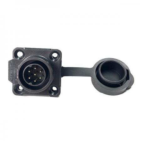 디바이스마트,커넥터/PCB > 산업/의료/방수 커넥터 > CNLINKO 방수 커넥터 > 파워 소켓,CNLINKO,방수 파워 Male 사각 소켓 7핀 [LP-16-C07SX-02-401],사각 패널 소켓 / 접점 지름 : Φ16.5 / 핀지름 : Φ1.5 / 재질 : 플라스틱 / IP67 / Male / 7pin / 18-16AWG / 정격 전류 : 10A / 정격 전압 : 500V