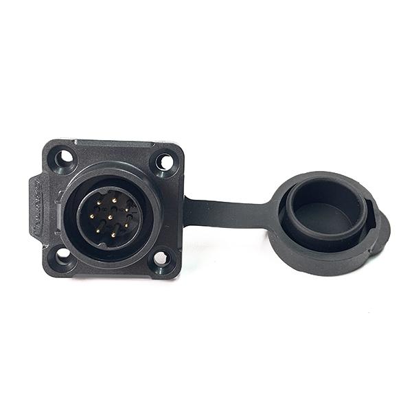 방수 파워 Male 사각 소켓 8핀 [LP-16-C08SX-02-401]