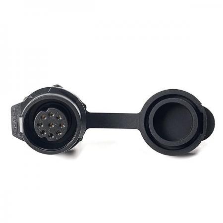 디바이스마트,커넥터/PCB > 산업/의료/방수 커넥터 > CNLINKO 방수 커넥터 > 파워 소켓,CNLINKO,방수 파워 Female 원형 소켓 9핀 [LP-16-J09SX-02-101],접점 지름 : Φ16.5 / 핀지름 : Φ1.5 / 재질 : 플라스틱 / IP67 / Female / 9pin / 18-16AWG / 정격 전류 : 10A / 정격 전압 : 500V