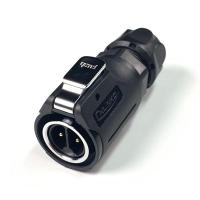 방수 파워 믹스 Male 플러그 2핀 [LP-16-C02PE-01-001]