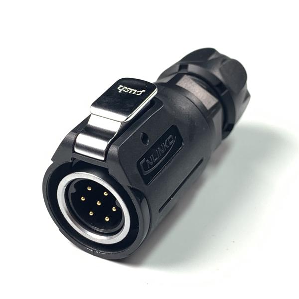 방수 파워 믹스 Male 플러그 7핀 [LP-16-C07PE-01-001]