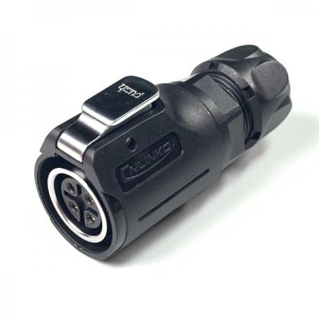 디바이스마트,커넥터/PCB > 산업/의료/방수 커넥터 > CNLINKO 방수 커넥터 > 파워 플러그,CNLINKO,방수 파워 믹스 Female 플러그 4핀 [LP-16-J04PE-01-001],접점 지름 : Φ16.5 / 핀지름 : Φ1.5 / 재질 : 믹스 / IP67 / Female / 4pin / 18-16AWG / 정격 전류 : 10A / 정격 전압 : 500V