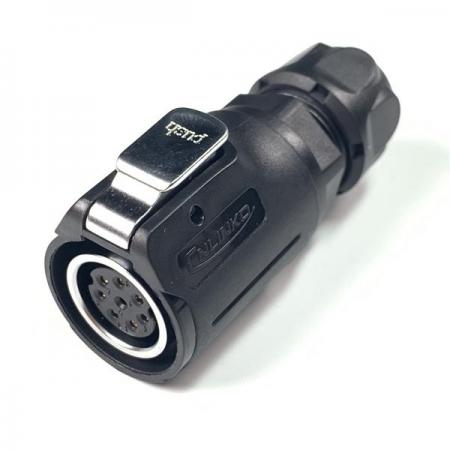 디바이스마트,커넥터/PCB > 산업/의료/방수 커넥터 > CNLINKO 방수 커넥터 > 파워 플러그,CNLINKO,방수 파워 믹스 Female 플러그 8핀 [LP-16-J08PE-01-001],접점 지름 : Φ16.5 / 핀지름 : Φ1.5 / 재질 : 믹스 / IP67 / Female / 8pin / 18-16AWG / 정격 전류 : 10A / 정격 전압 : 500V