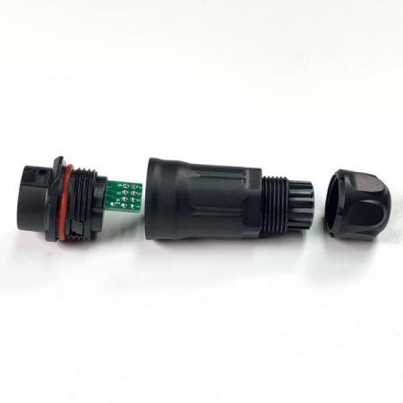 디바이스마트,커넥터/PCB > 산업/의료/방수 커넥터 > CNLINKO 방수 커넥터 > RJ45/광섬유,CNLINKO,RJ45 방수 연결 플러그 (PCB 포함) [LP-16-J/RJ45/110/PP-02-001],방수 RJ45 이더넷 / 시그널 커넥터 / Male / IP67 / 26～24 AWG