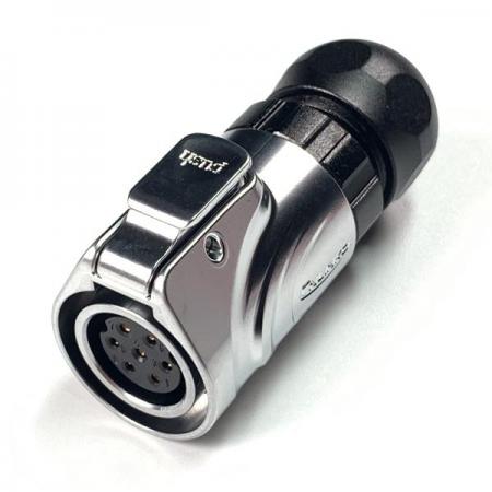 디바이스마트,커넥터/PCB > 산업/의료/방수 커넥터 > CNLINKO 방수 커넥터 > 파워 플러그,CNLINKO,방수 파워 메탈 Female 플러그 7핀 [LP-16-J07PE-03-001],접점 지름 : Φ16.5 / 핀지름 : Φ1.5 / 재질 : 메탈 / IP67 / Female / 7pin / 18-16AWG / 정격 전류 : 10A / 정격 전압 : 500V