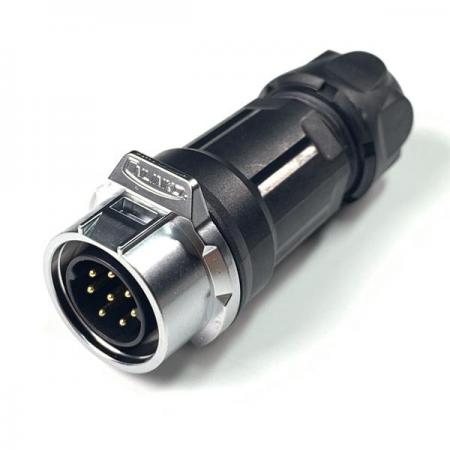 디바이스마트,커넥터/PCB > 산업/의료/방수 커넥터 > CNLINKO 방수 커넥터 > 파워 플러그,CNLINKO,방수 파워 믹스 Male 연결 플러그 8핀 [LP-16-C08PP-01-001],접점 지름 : Φ16.5 / 핀지름 : Φ1.5 / 재질 : 믹스 / IP67 / Male / 8pin / 18-16AWG / 정격 전류 : 10A / 정격 전압 : 500V / 연결 플러그