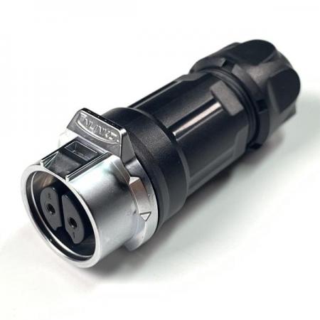 디바이스마트,커넥터/PCB > 산업/의료/방수 커넥터 > CNLINKO 방수 커넥터 > 파워 플러그,CNLINKO,방수 파워 믹스 Female 연결 플러그 2핀 [LP-16-J02PP-01-001],접점 지름 : Φ16.5 / 핀지름 : Φ1.5 / 재질 : 믹스 / IP67 / Female / 2pin / 18-16AWG / 정격 전류 : 10A / 정격 전압 : 500V / 연결 플러그