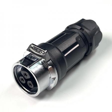 디바이스마트,커넥터/PCB > 산업/의료/방수 커넥터 > CNLINKO 방수 커넥터 > 파워 플러그,CNLINKO,방수 파워 믹스 Female 연결 플러그 3핀 [LP-16-J03PP-01-001],접점 지름 : Φ16.5 / 핀지름 : Φ1.5 / 재질 : 믹스 / IP67 / Female / 3pin / 18-16AWG / 정격 전류 : 10A / 정격 전압 : 500V / 연결 플러그