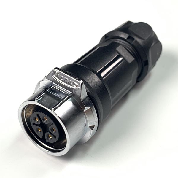방수 파워 믹스 Female 연결 플러그 5핀 [LP-16-J05PP-01-001]