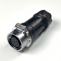 방수 파워 믹스 Female 연결 플러그 8핀 [LP-16-J08PP-01-001]