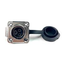 방수 파워 메탈 Female 사각 소켓 3핀 [LP-16-J03SX-03-401]