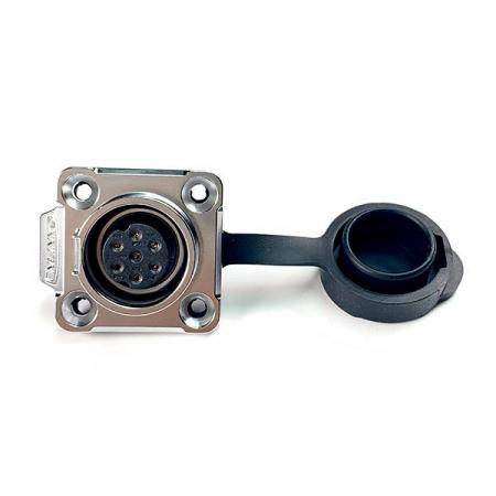 디바이스마트,커넥터/PCB > 산업/의료/방수 커넥터 > CNLINKO 방수 커넥터 > 파워 소켓,CNLINKO,방수 파워 메탈 Female 사각 소켓 7핀 [LP-16-J07SX-03-401],사각 패널 소켓 / 접점 지름 : Φ16.5 / 핀지름 : Φ1.5 / 재질 : 메탈 / IP67 / Female / 7pin / 18-16AWG / 정격 전류 : 10A / 정격 전압 : 500V