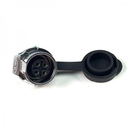 디바이스마트,커넥터/PCB > 산업/의료/방수 커넥터 > CNLINKO 방수 커넥터 > 파워 소켓,CNLINKO,방수 파워 메탈 Female 원형 소켓 4핀 [LP-16-J04SX-03-101],접점 지름 : Φ16.5 / 핀지름 : Φ1.5 / 재질 : 메탈 / IP67 / Female / 4pin / 18-16AWG / 정격 전류 : 10A / 정격 전압 : 500V