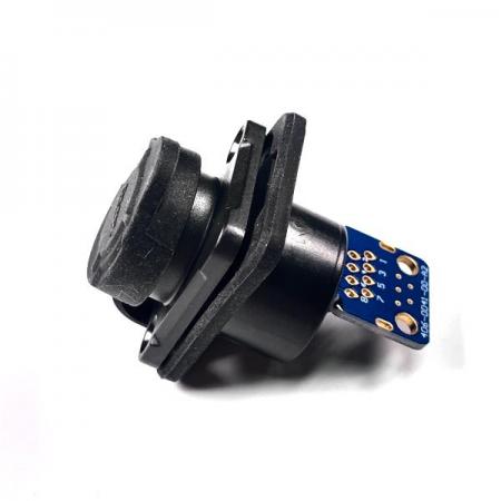 디바이스마트,커넥터/PCB > 산업/의료/방수 커넥터 > CNLINKO 방수 커넥터 > RJ45/광섬유,CNLINKO,RJ45 방수 소켓 (PCB 포함) [LP-16-J/RJ45/110/SX-02-203],방수 RJ45 이더넷 / 시그널 커넥터 / 사각 소켓 / Male / IP67 / 26～24 AWG