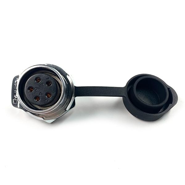방수 메탈 Female 원형 소켓 5핀 [LP-20-J05SX-03-101]