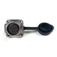 방수 메탈 Female 사각 소켓 4핀 [LP-20-J04SX-03-401]