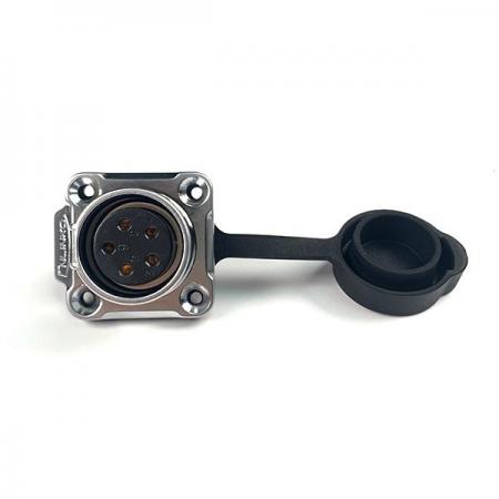 디바이스마트,커넥터/PCB > 산업/의료/방수 커넥터 > CNLINKO 방수 커넥터,CNLINKO,방수 메탈 Female 사각 소켓 5핀 [LP-20-J05SX-03-401],사각 패널 소켓 / 접점 지름 : Φ20 / 핀지름 : Φ2.7 / 재질 : 메탈 / 방수등급 : IP67 / Female / 5pin / 14-12AWG / 정격 전류 : 12A / 정격 전압 : 250V / LP-20