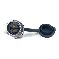 방수 메탈 Female 원형 소켓 2핀 (보호격벽) [LP-20-J02SX-03-101A]