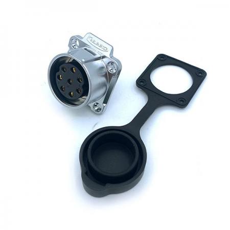 디바이스마트,커넥터/PCB > 산업/의료/방수 커넥터 > CNLINKO 방수 커넥터 > 파워 소켓,CNLINKO,방수 파워 Female 사각 소켓 8핀 [LP-28-J08SX-03-401],사각 패널 소켓 / 접점 지름 : Φ28 / 핀지름 : Φ4.0 / 방수 등급 : IP67 / Female / 8핀 / 24AWG * 8C / 14-12AWG / 정격 전류 : 50A / 정격 전압 : 500V / LP-28