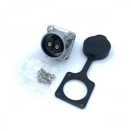 디바이스마트,커넥터/PCB > 산업/의료/방수 커넥터 > CNLINKO 방수 커넥터 > 파워 소켓,CNLINKO,방수 파워 Female 사각 소켓 2핀 [LP-28-J02SX-23-401],사각 패널 소켓 / 접점 지름 : Φ28 / 핀지름 : Φ4.0 / 방수 등급 : IP67 / Female / 2핀 / 24AWG * 2C / 14-12AWG / 정격 전류 : 50A / 정격 전압 : 500V / LP-28