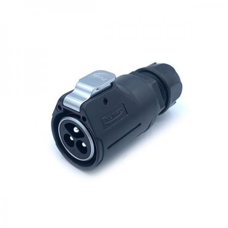 디바이스마트,커넥터/PCB > 산업/의료/방수 커넥터 > CNLINKO 방수 커넥터 > 파워 플러그,CNLINKO,방수 파워 Male 플러그 3핀 [LP-28-C03PE-21-001],플러그 / 접점 지름 : Φ28 / 핀지름 : Φ4.0 / 방수 등급 : IP67 / Female / 3핀 / 24AWG * 3C / 14-12AWG / 정격 전류 : 50A / 정격 전압 : 500V / LP-28